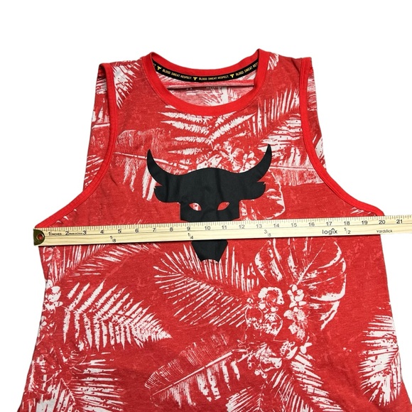 Under Armour Women's Project Rock Aloha Camo Tank Top size XL Loose fit - Picture 4 of 9